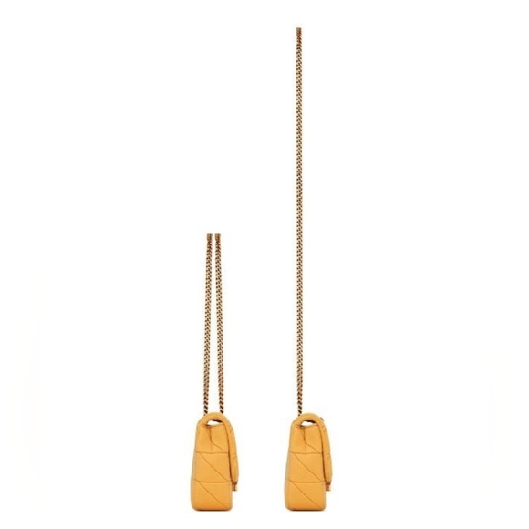 SAINT LAURENT Mini Jamie Quilted Chain Shoulder Bag or Crossbody - Picture 3 of 16